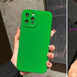 Green plain phone case  IPhone 11 pro max